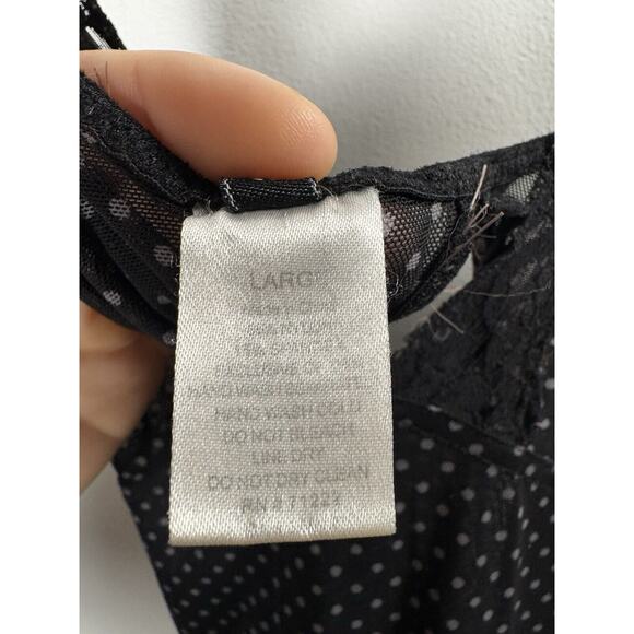 Vintage Rampage Y2K Baby Doll Dress Coquette Sheer Sexy Retro Rave Gothic Vamp L - Picture 3 of 11